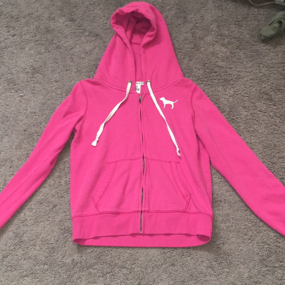 Perfect pink zip up!!